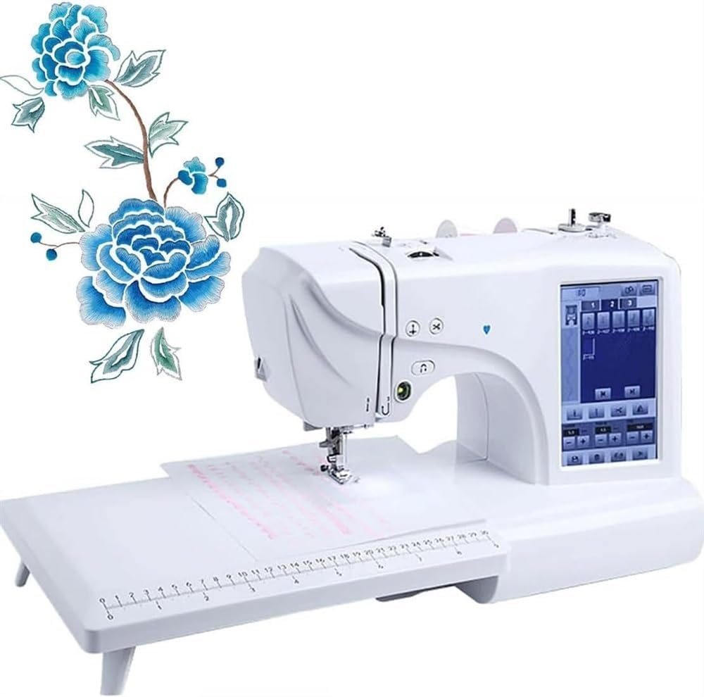 Smart Electric Embroidery Machine ✨🧵 – Touchscreen, DIY & Creative Sewing for Home Crafters