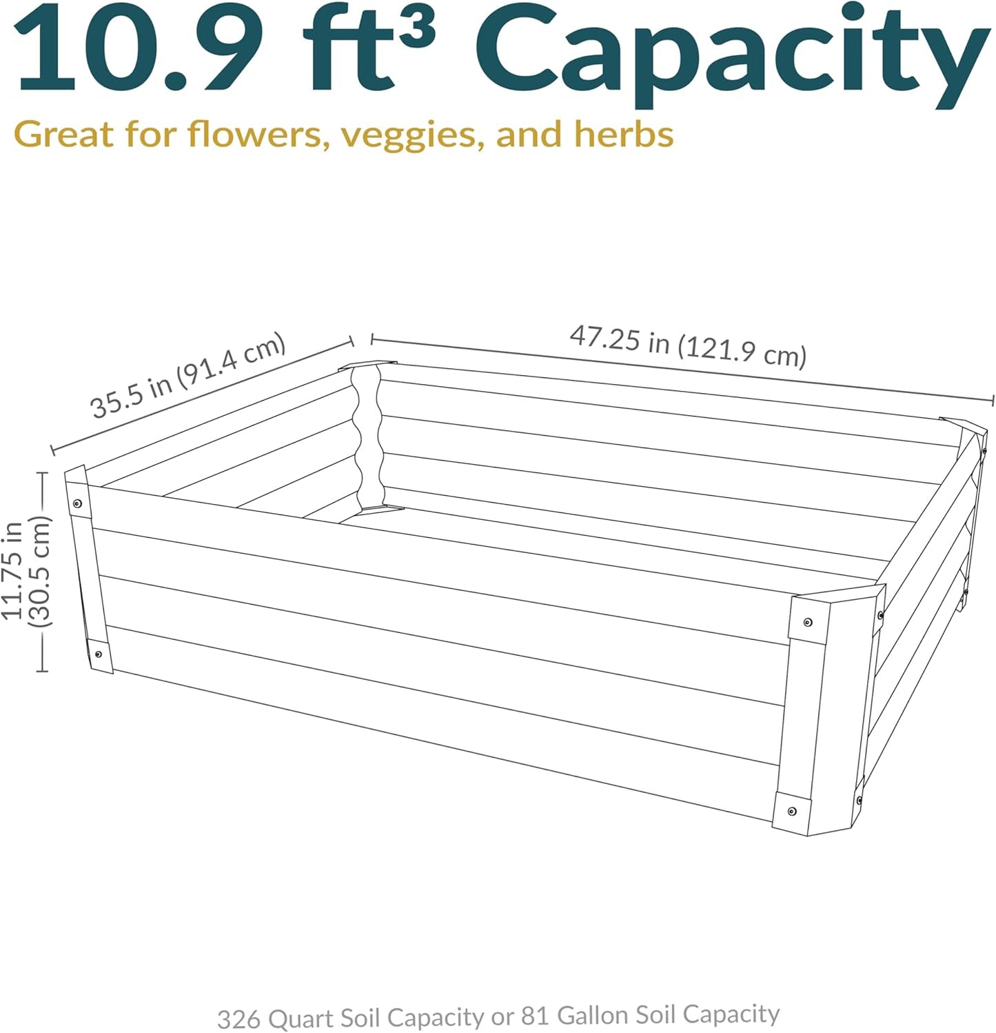 🌱 Elevated Metal Garden Bed – Stylish Raised Planter for Flowers & Veggies 🌼🍅
