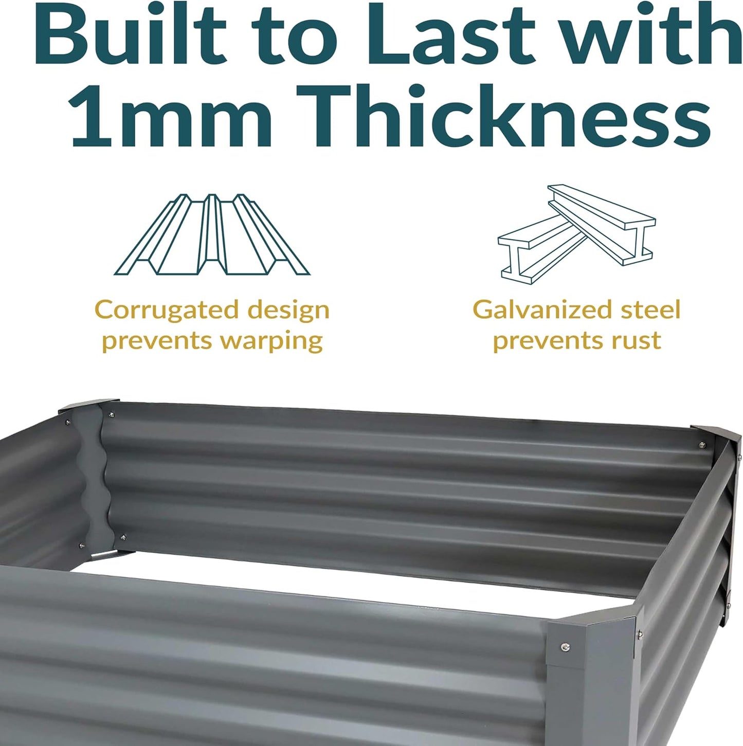 🌱 Elevated Metal Garden Bed – Stylish Raised Planter for Flowers & Veggies 🌼🍅