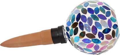 🌿 Vacation-Ready Mosaic Glass Plant Watering Globe 💧✨
