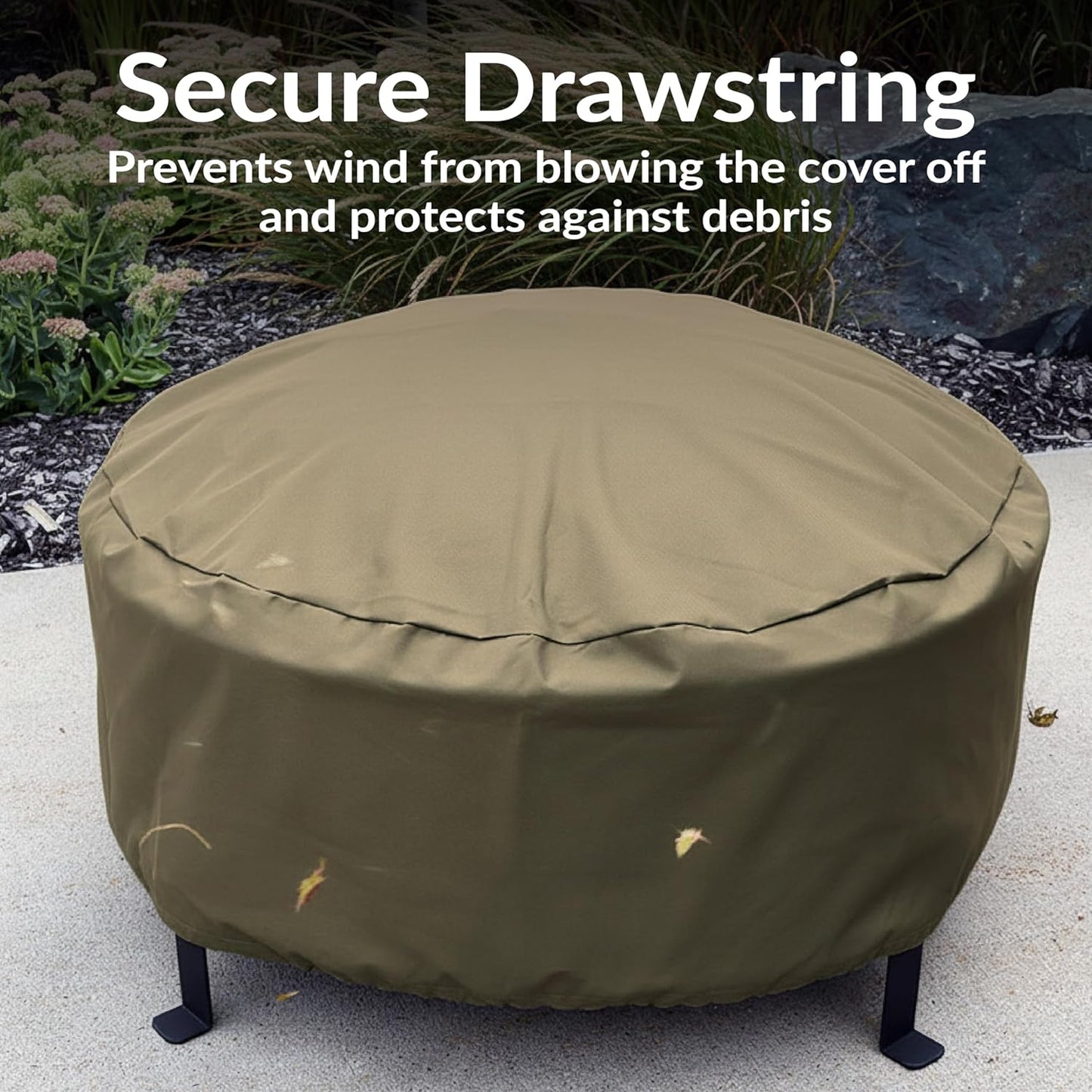 🔥 All-Weather Fire Pit Cover – Protect & Preserve Your Outdoor Fire Pit 🌦️