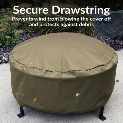 🔥 All-Weather Fire Pit Cover – Protect & Preserve Your Outdoor Fire Pit 🌦️
