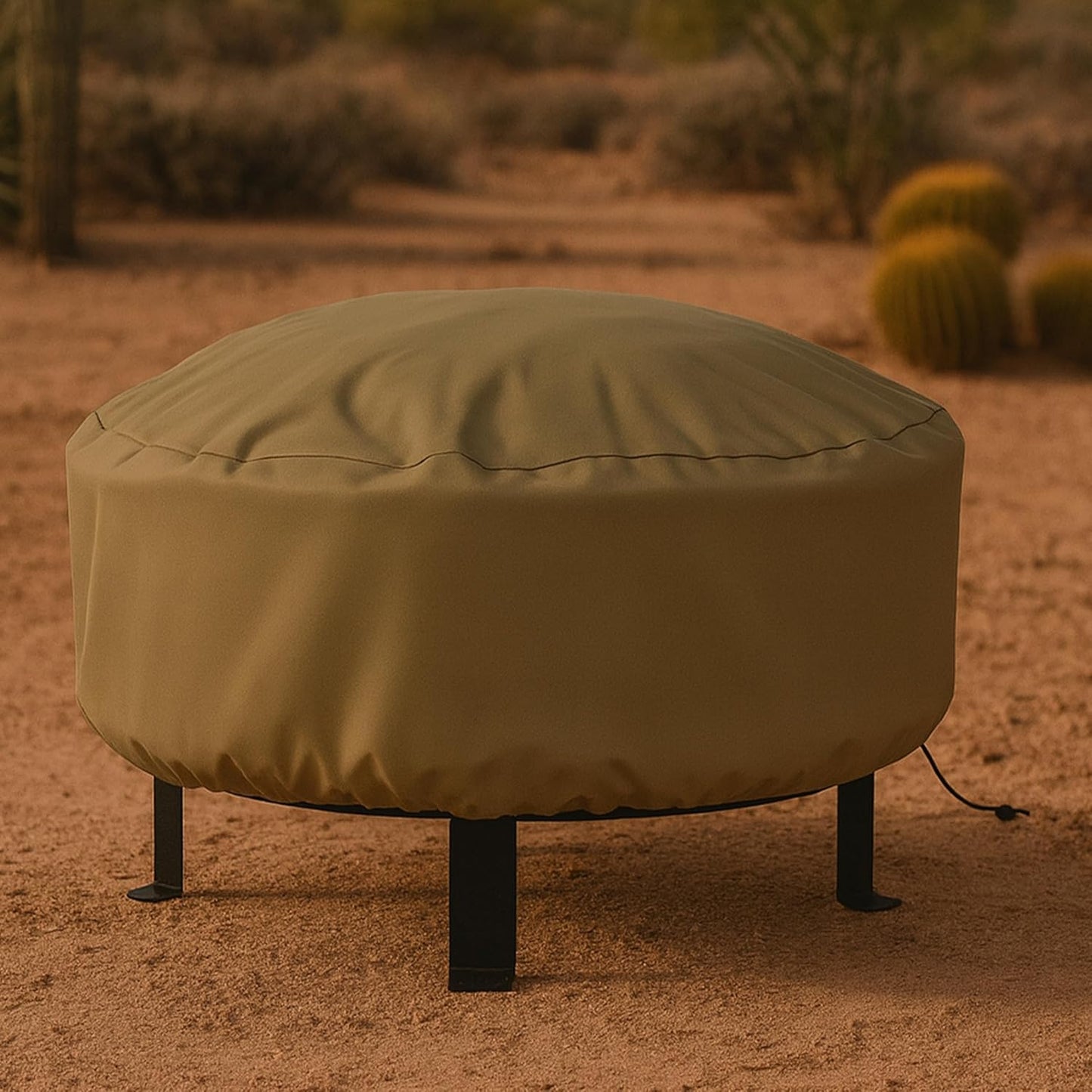 🔥 All-Weather Fire Pit Cover – Protect & Preserve Your Outdoor Fire Pit 🌦️