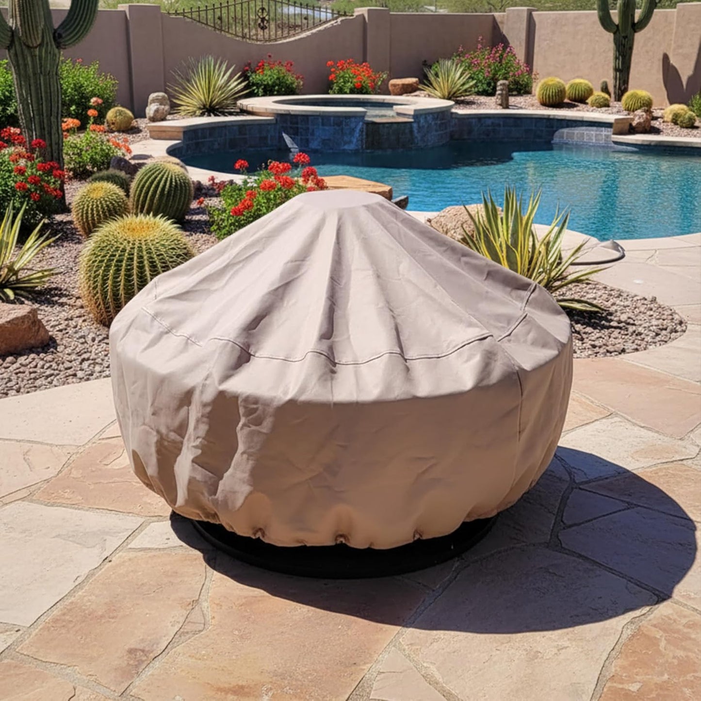 🔥 All-Weather Fire Pit Cover – Protect & Preserve Your Outdoor Fire Pit 🌦️