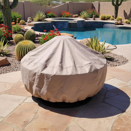🔥 All-Weather Fire Pit Cover – Protect & Preserve Your Outdoor Fire Pit 🌦️