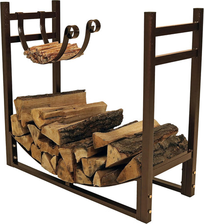 🔥 Outdoor Firewood & Kindling Rack – Sturdy Fireplace Storage for Backyard & Patio 🌿🪵