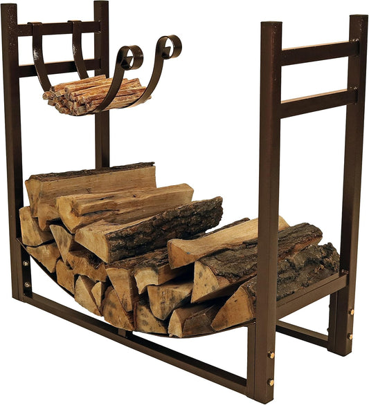 🔥 Outdoor Firewood & Kindling Rack – Sturdy Fireplace Storage for Backyard & Patio 🌿🪵
