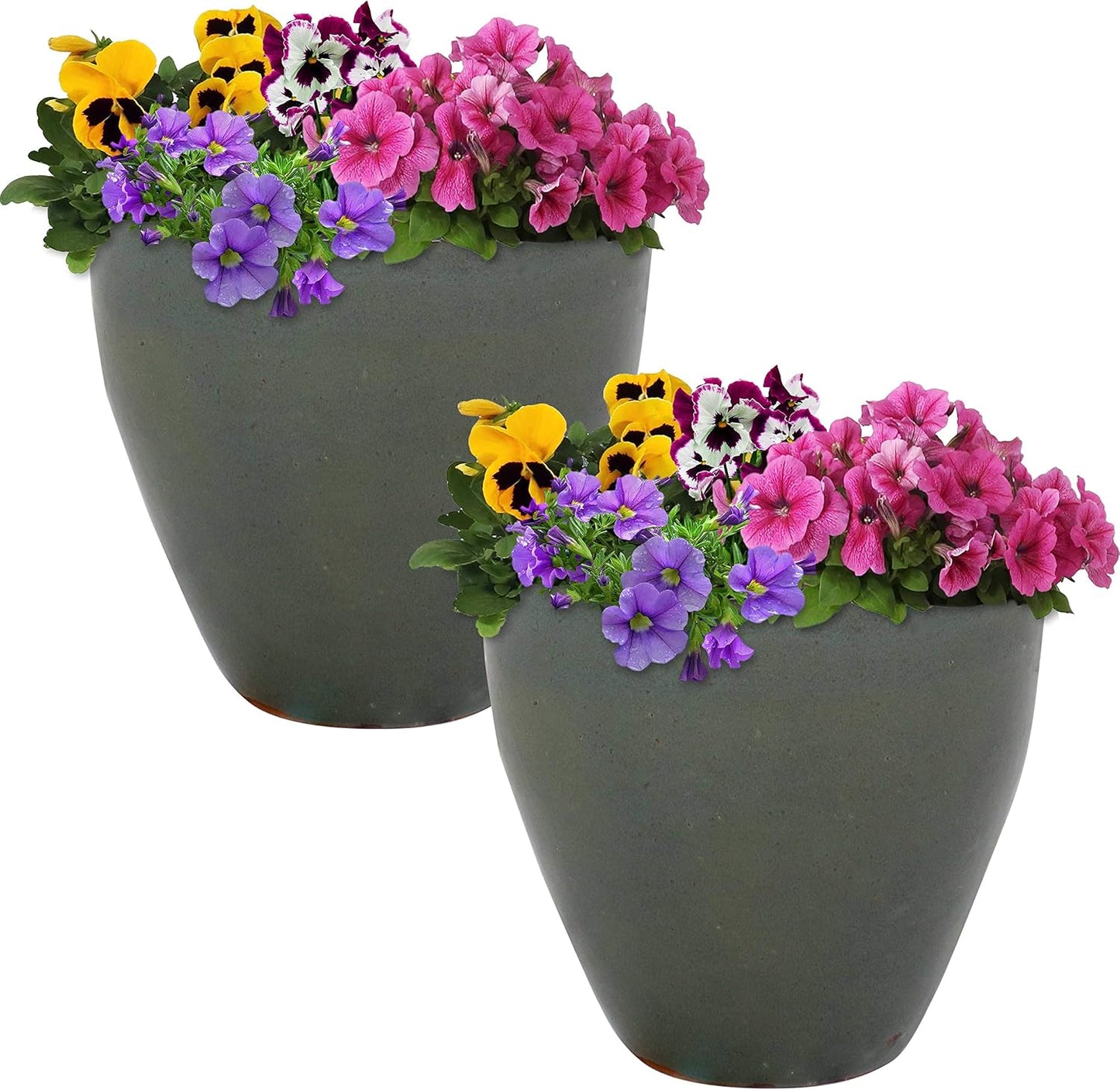🌿 Elegant Ceramic Planter with Drainage – Indoor & Outdoor Perfect Plant Pot 🌸✨