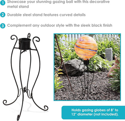 🌸 Elegant Outdoor Gazing Ball Stand – Showcase Your Garden’s Charm 🌿✨