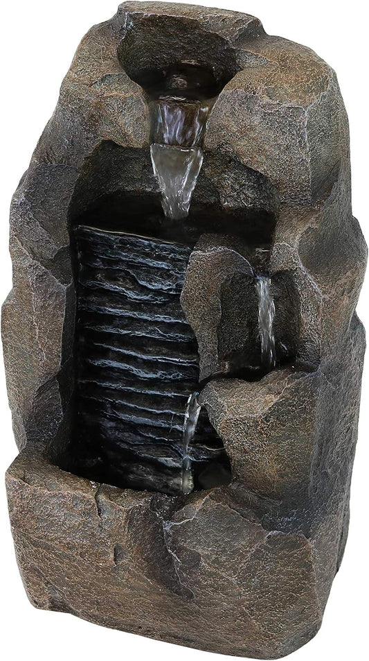 🌊 Serene Indoor Tabletop Waterfall Fountain – Relax & Refresh Your Space 🕊️