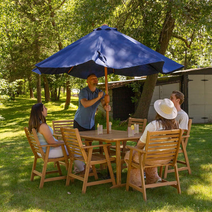 🍽️ Elegant 7-Piece Outdoor Patio Dining Set – Cozy Alfresco Meals in Style 🌞