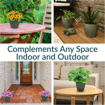 🌿 Elegant Ceramic Planter with Drainage – Indoor & Outdoor Perfect Plant Pot 🌸✨