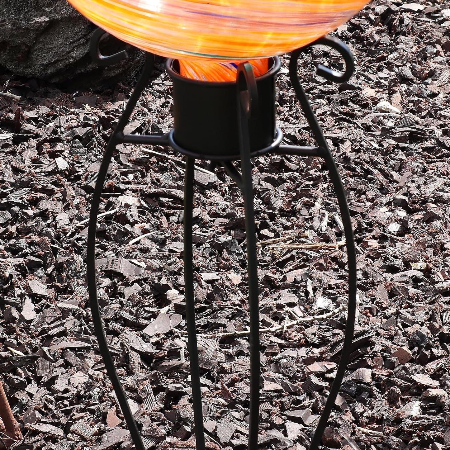 🌸 Elegant Outdoor Gazing Ball Stand – Showcase Your Garden’s Charm 🌿✨