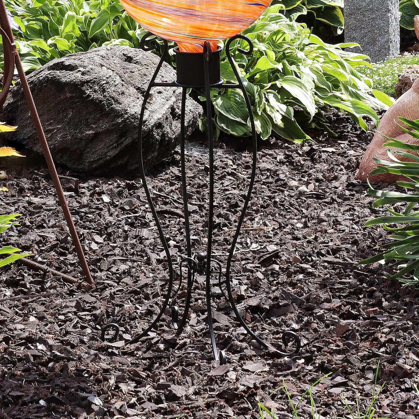 🌸 Elegant Outdoor Gazing Ball Stand – Showcase Your Garden’s Charm 🌿✨
