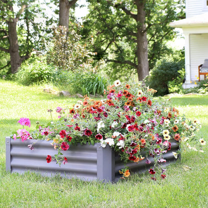 🌱 Elevated Metal Garden Bed – Stylish Raised Planter for Flowers & Veggies 🌼🍅